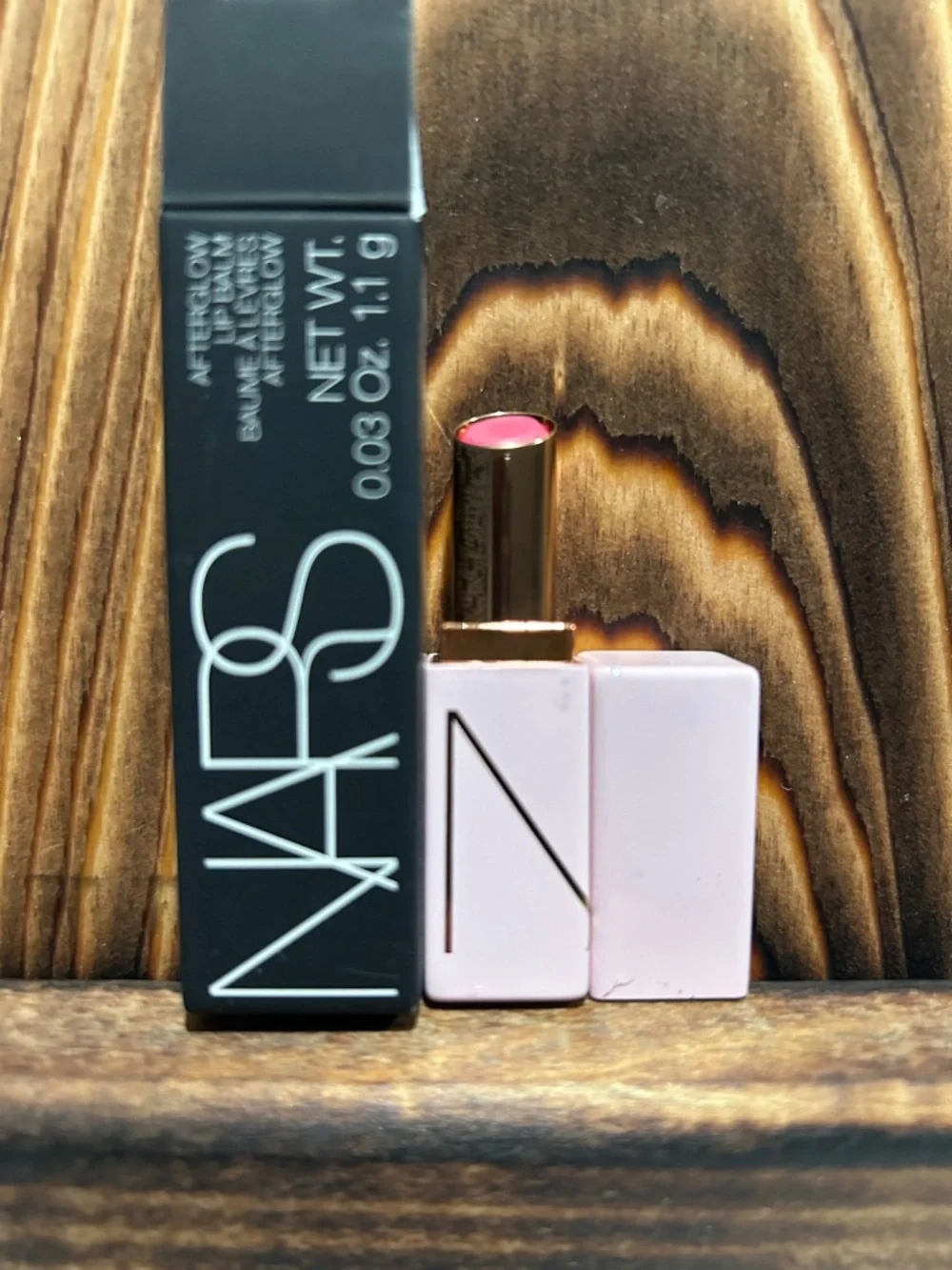NARS Afterglow Lip Shine - Light Pink Sheer Lip Gloss Stick- Mini